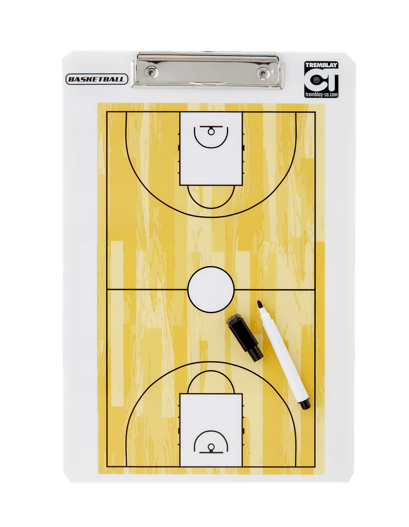 Taktická tabuľa na basketbal -  34x23 cm - 3700322908653